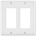 Leviton Decora Wallplate, 2-Gang