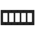 Leviton Decora Wallplate, 5-Gang