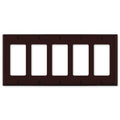 Leviton Decora Wallplate, 5-Gang