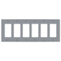 Leviton Decora Wallplate, 6-Gang