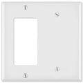 Leviton Combination Wallplate (1 Decora & 1 Blank)