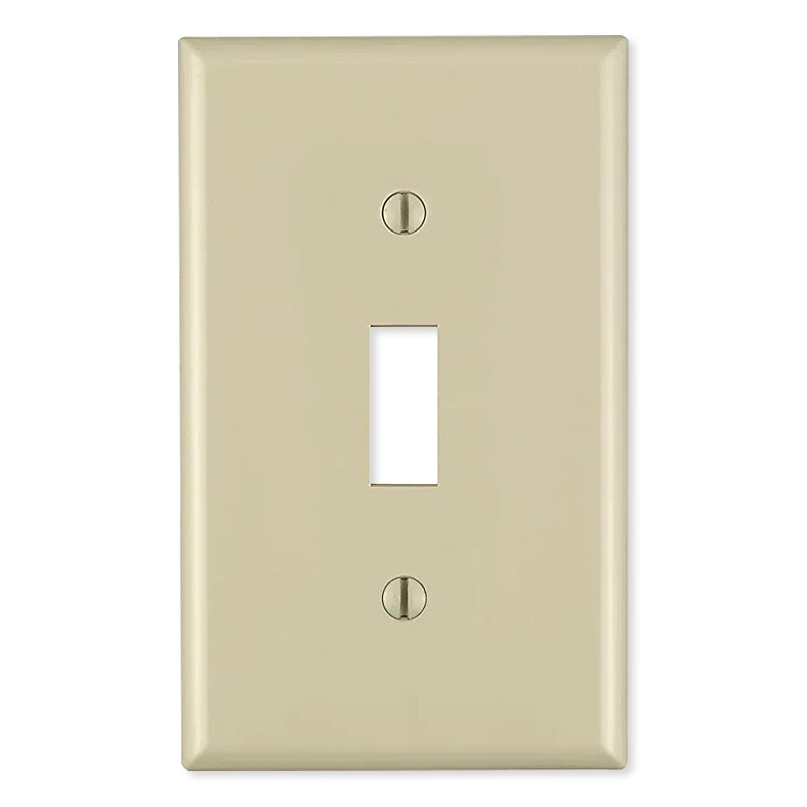 Leviton 1-Gang Toggle Device Switch Wallplate, Standard Size