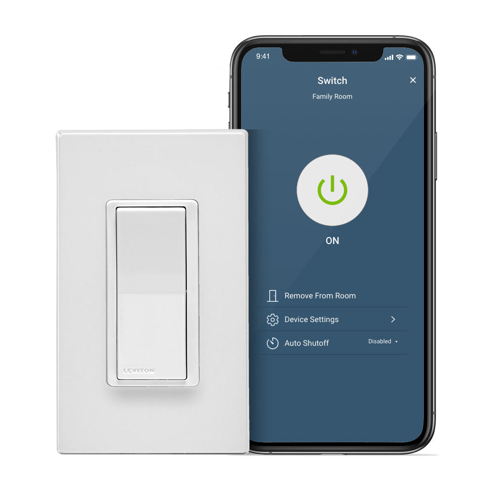 Leviton Decora Smart Wi-Fi Switch, Neutral Required