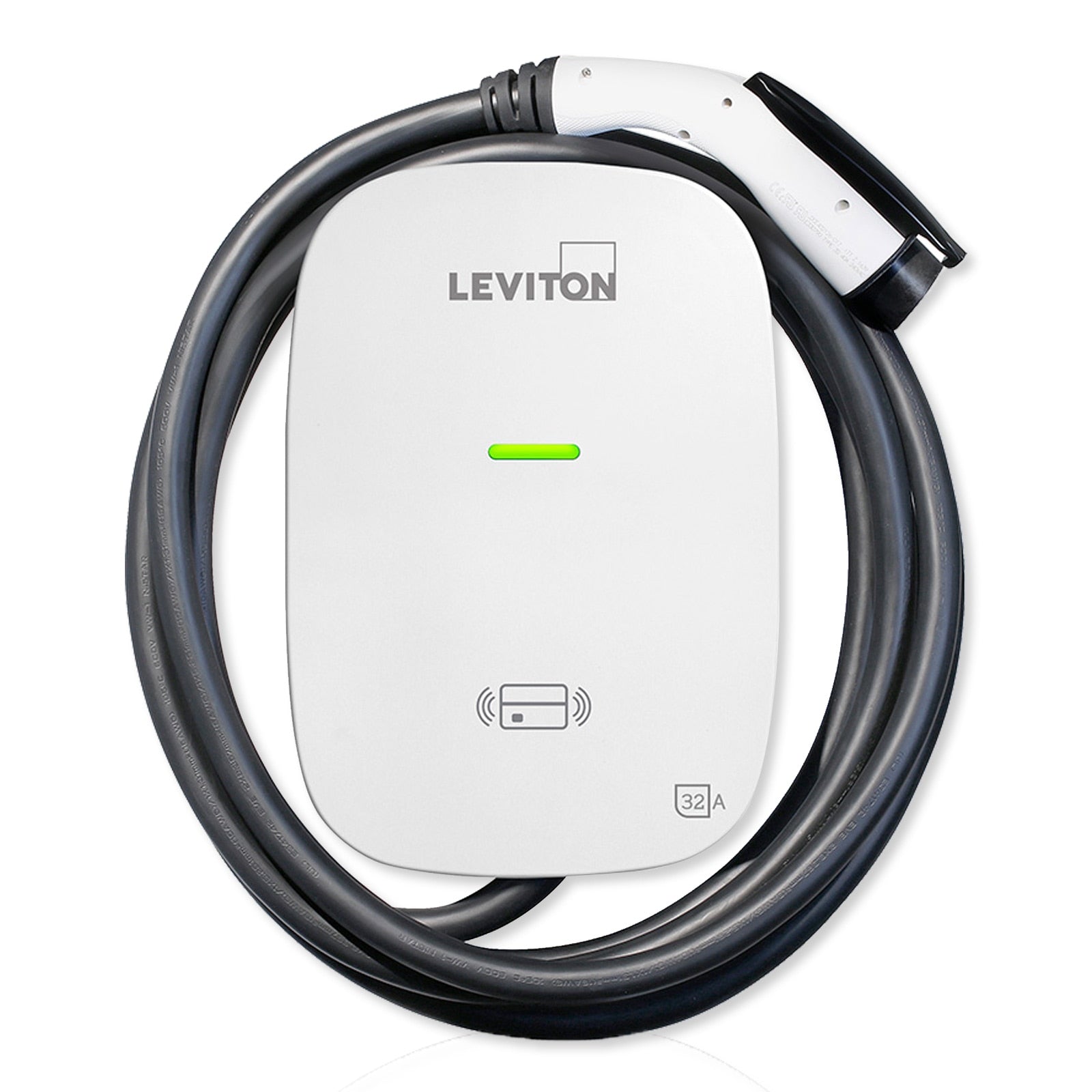 Leviton 32 Amp Level 2 Electric Vehicle Charging Station, 18' Cable