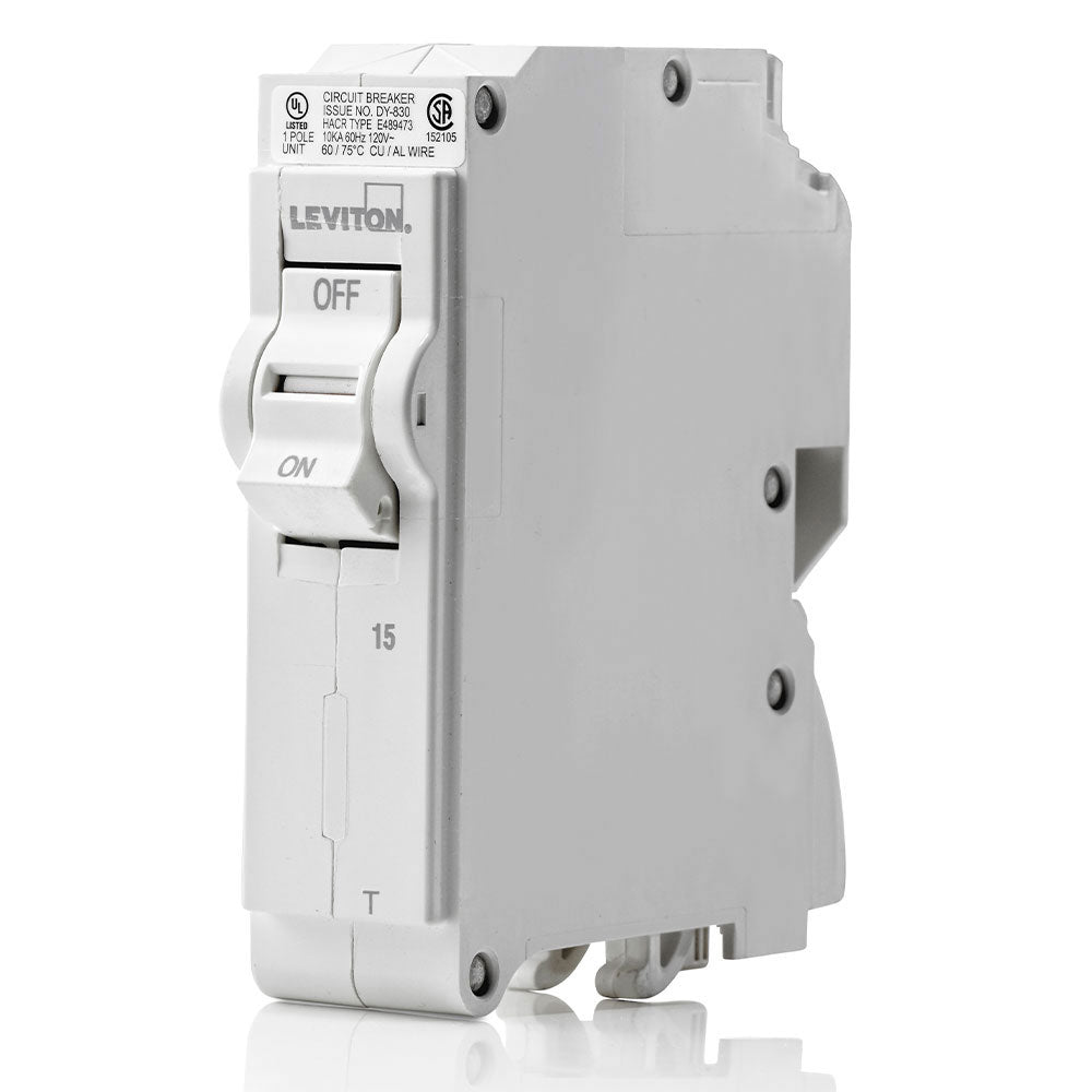 Leviton 1-Pole Standard Thermal Magnetic Branch Circuit Breaker