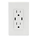 Leviton 60W USB Dual Type C/C Power Delivery Wall Charger with 15A Tamper Resistant Outlet