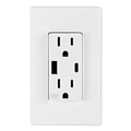 Leviton 15A Weather-Resistant USB Receptacles with Type A and Type-C Ports
