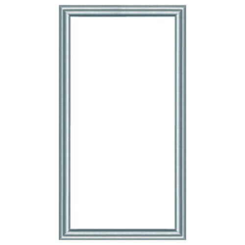On-Q/Legrand Custom Door, Brushed Aluminum Frame, Clear Insert