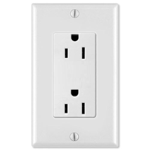 On-Q/Legrand AC Power Kit (Electrical Box, Duplex Receptacle, Faceplate)