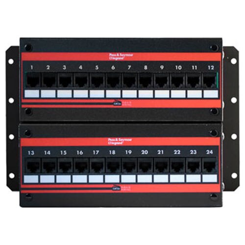 On-Q/Legrand 24-Port Cat5e Wall Mount Patch Panel
