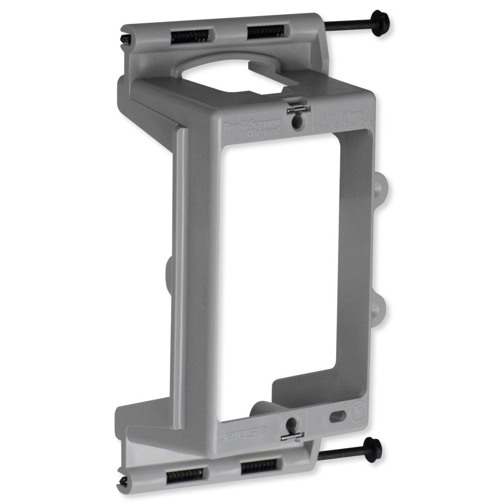 On-Q/Legrand 1-Gang Low-Voltage Screw On Bracket for New Construction