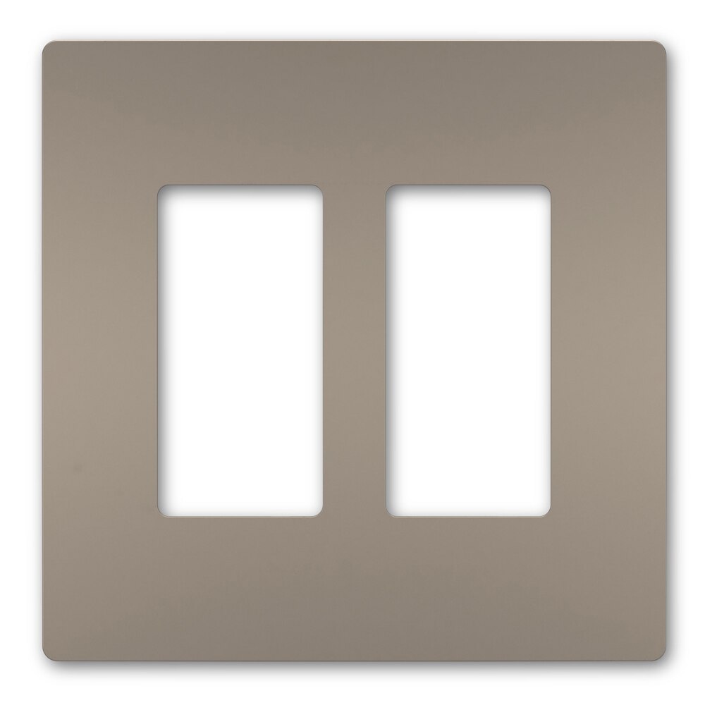 On-Q/Legrand Radiant Screwless Wallplate, 2-Gang