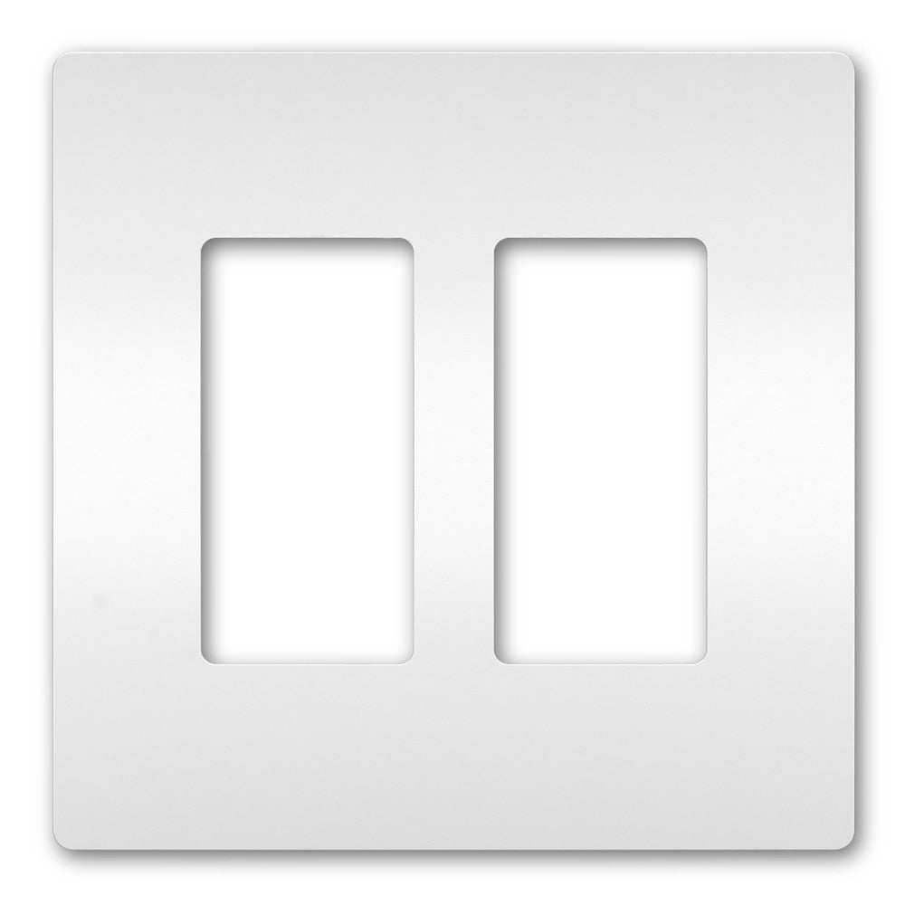 On-Q/Legrand Radiant Screwless Wallplate, 2-Gang
