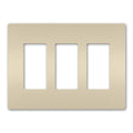 On-Q/Legrand Radiant Screwless Wallplate, 3-Gang