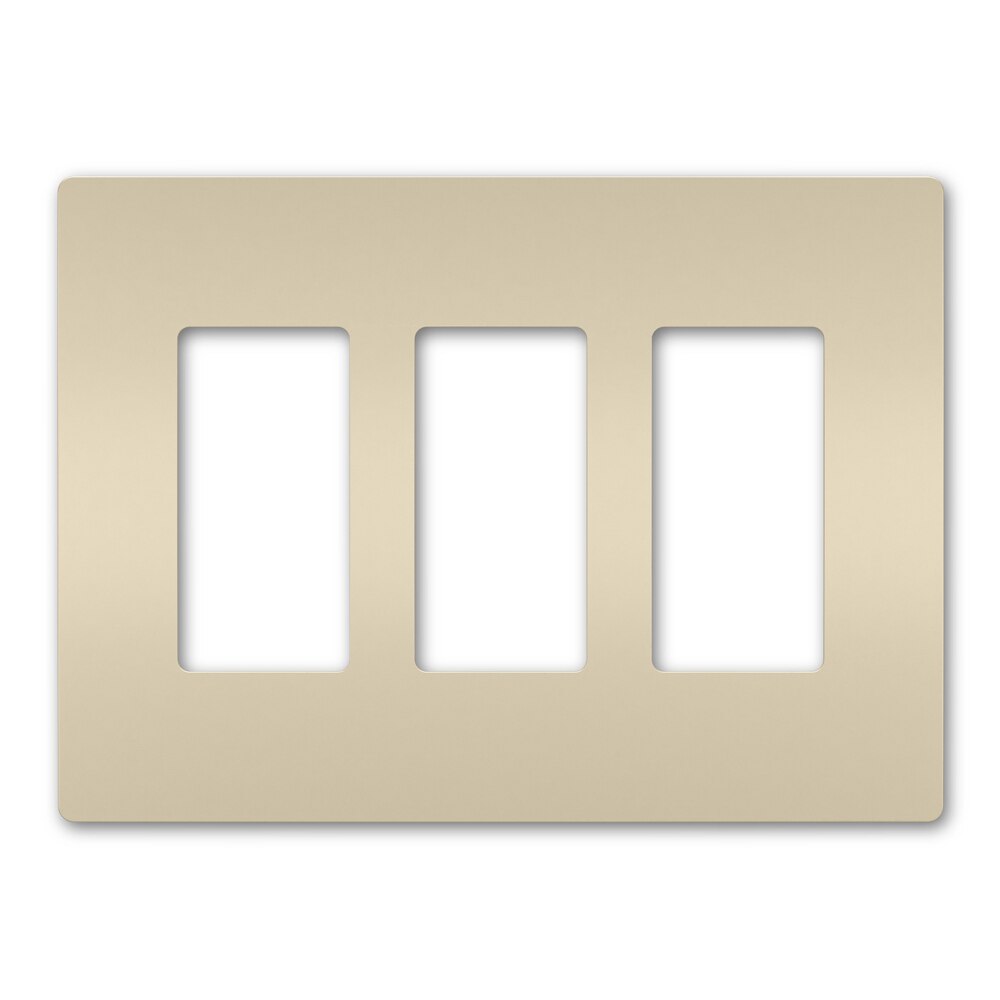On-Q/Legrand Radiant Screwless Wallplate, 3-Gang