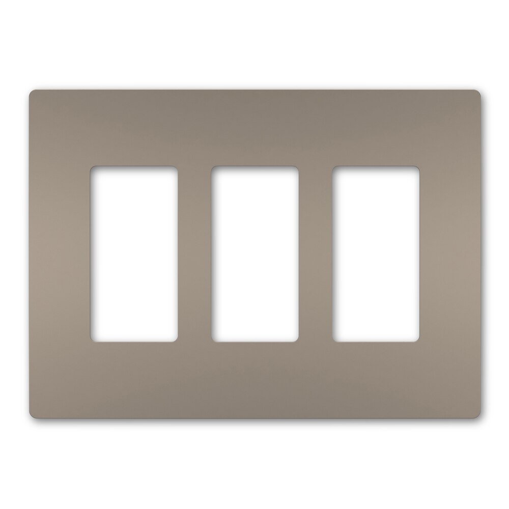 On-Q/Legrand Radiant Screwless Wallplate, 3-Gang