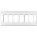 On-Q/Legrand Radiant Screwless Wallplate, 6-Gang