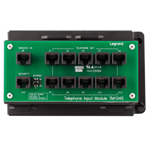 10 Way Rj46 On-Q 10-Way RJ45 Phone Module with RJ31X – Discount Home Automation