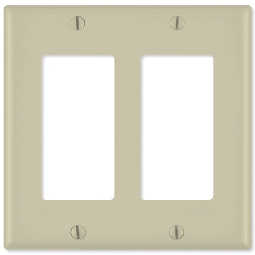 On-Q/Legrand Decorator Wallplate, 2-Gang