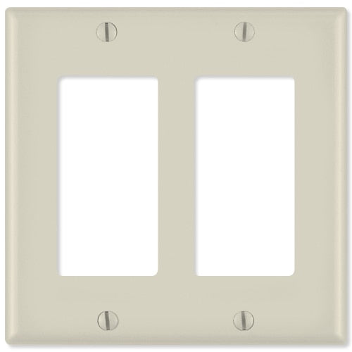 On-Q/Legrand Decorator Wallplate, 2-Gang