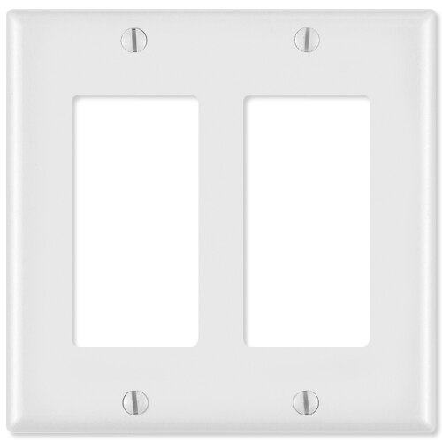 On-Q/Legrand Decorator Wallplate, 2-Gang