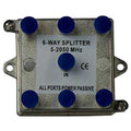 On-Q/Legrand 6-Way Vertical Coax Splitter, 2 GHz