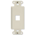 On-Q/Legrand Keystone Decorator Strap, 1-Port