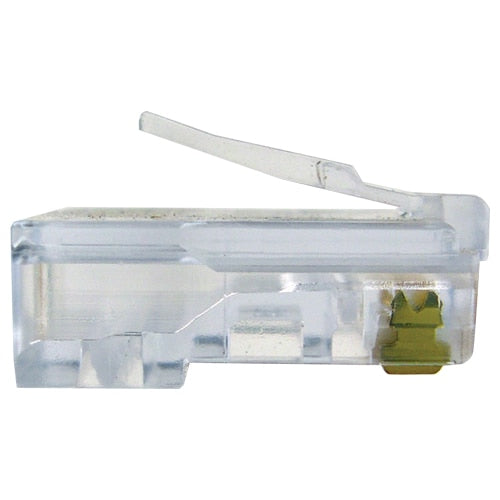 Platinum Tools RJ45 Cat5e High Performance Connector, Round Stranded (25 Pack)