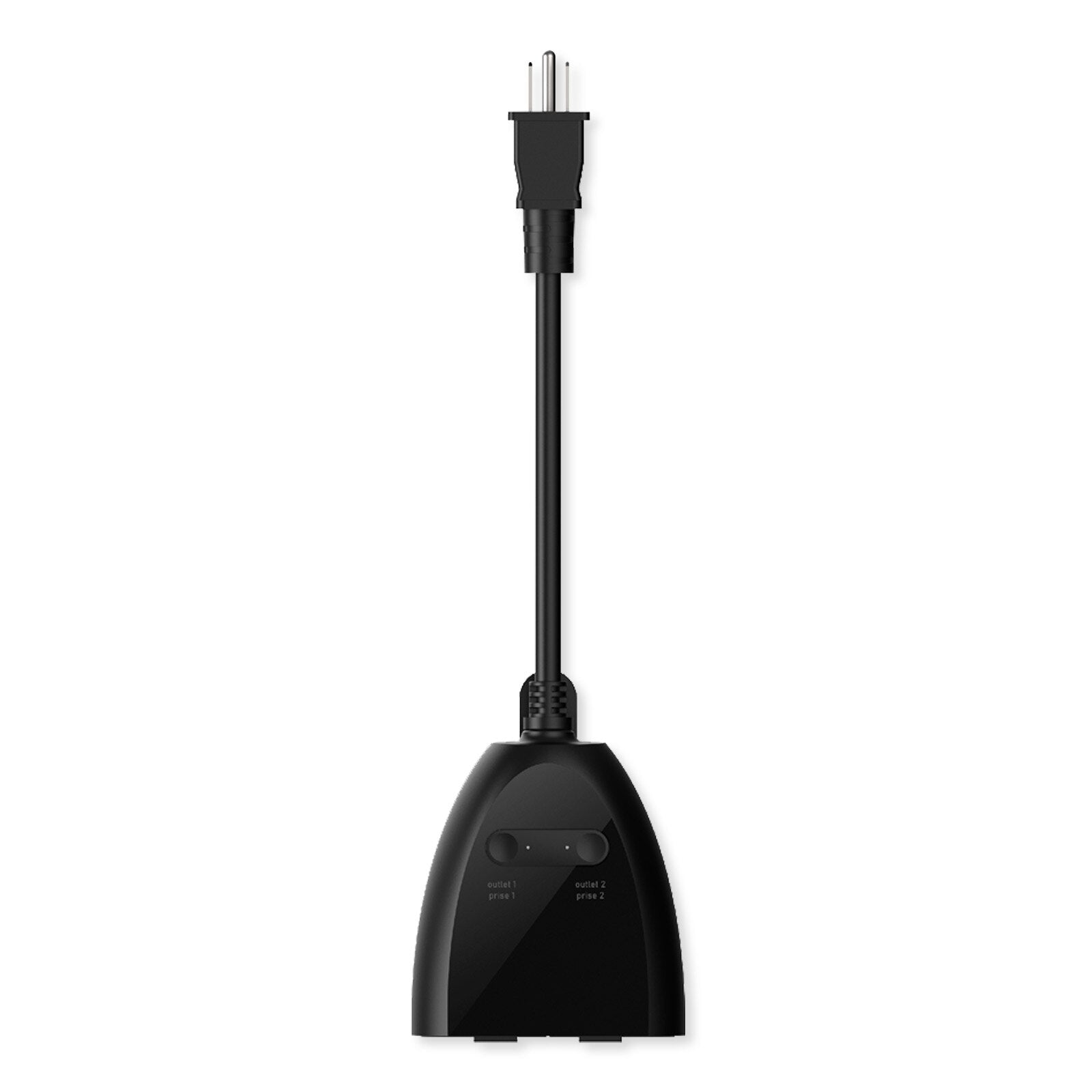 Qolsys PowerG Outdoor Smart Plug with 2 outlets.