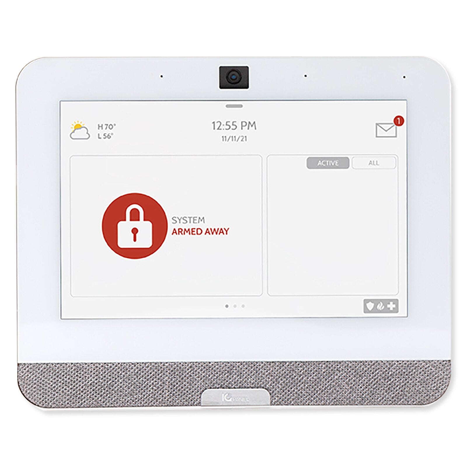 Qolsys IQ Panel 4 (Verizon) PowerG + 7" Touchscreen 319.5 MHz, 1280 X 800 Resolution
