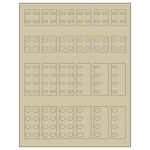 Simply Automated Label Kit for SAI Keypads