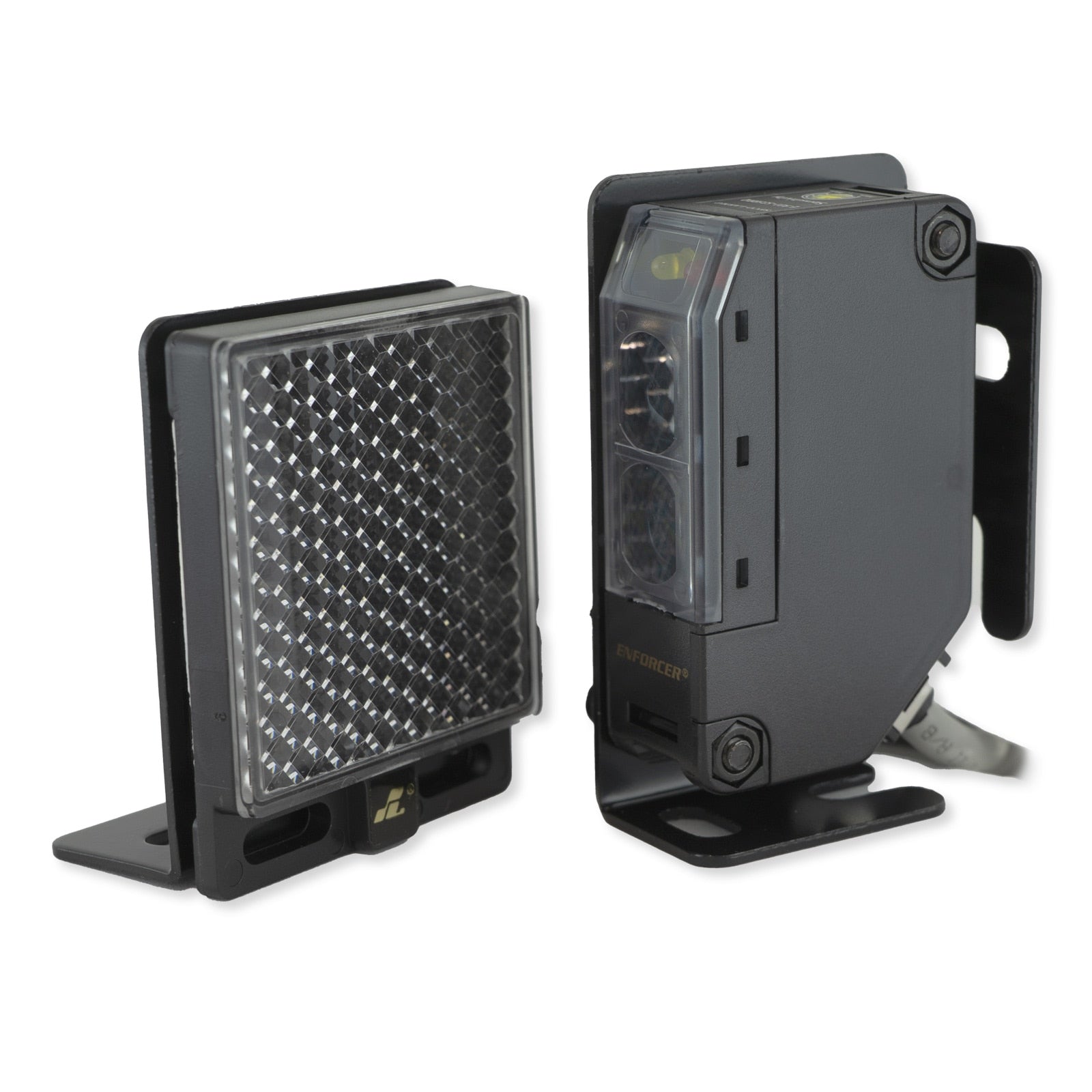 Seco-Larm Enforcer Reflective Beam Sensor with Square Reflector, 35 Ft. (OPEN BOX)