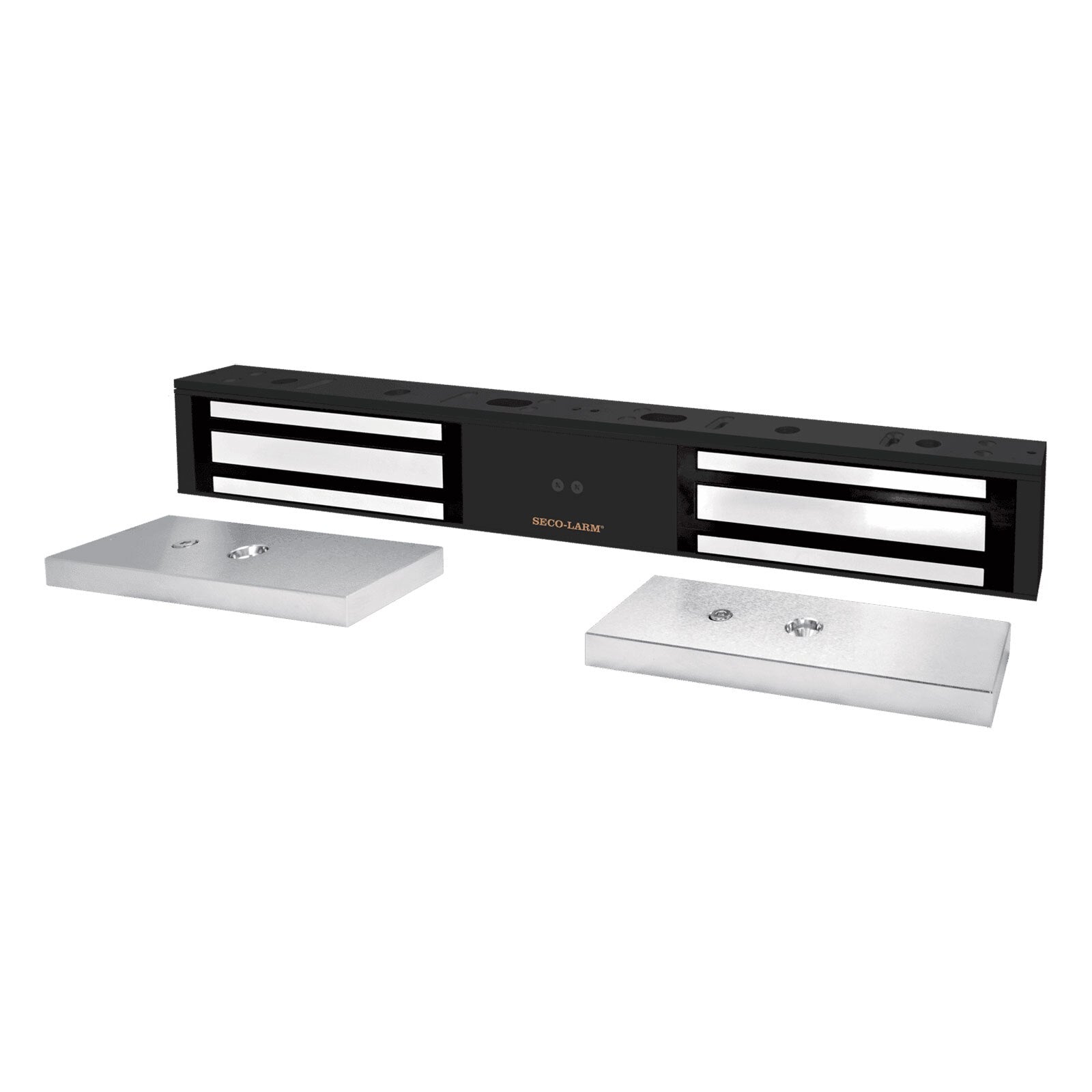 Seco-Larm Enforcer Double Door Electromagnetic Lock, Bond Sensor, 1,200 Lbs. Black