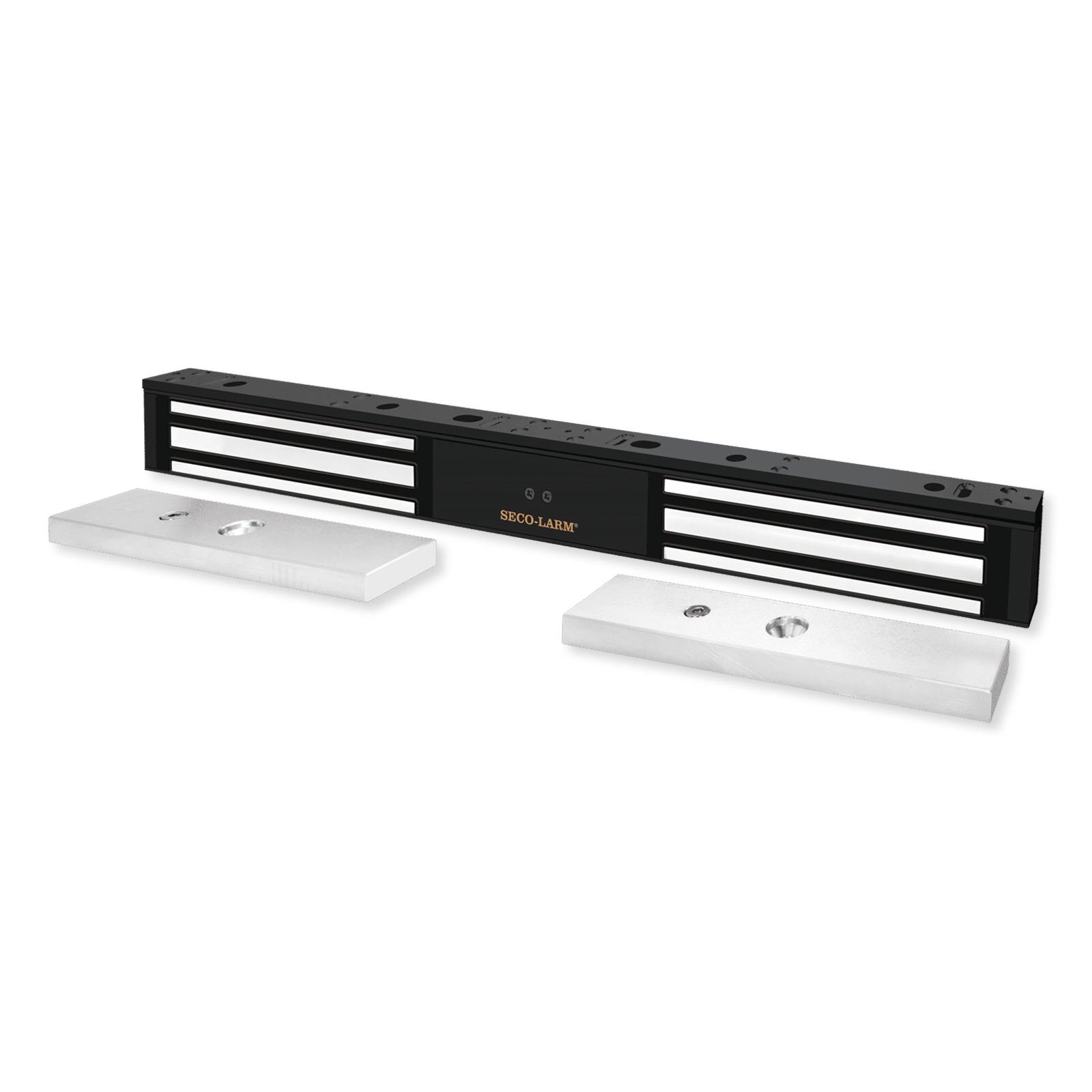 Seco-Larm Enforcer Double Door Electromagnetic Lock, Bond Sensor, 600 Lbs. Black