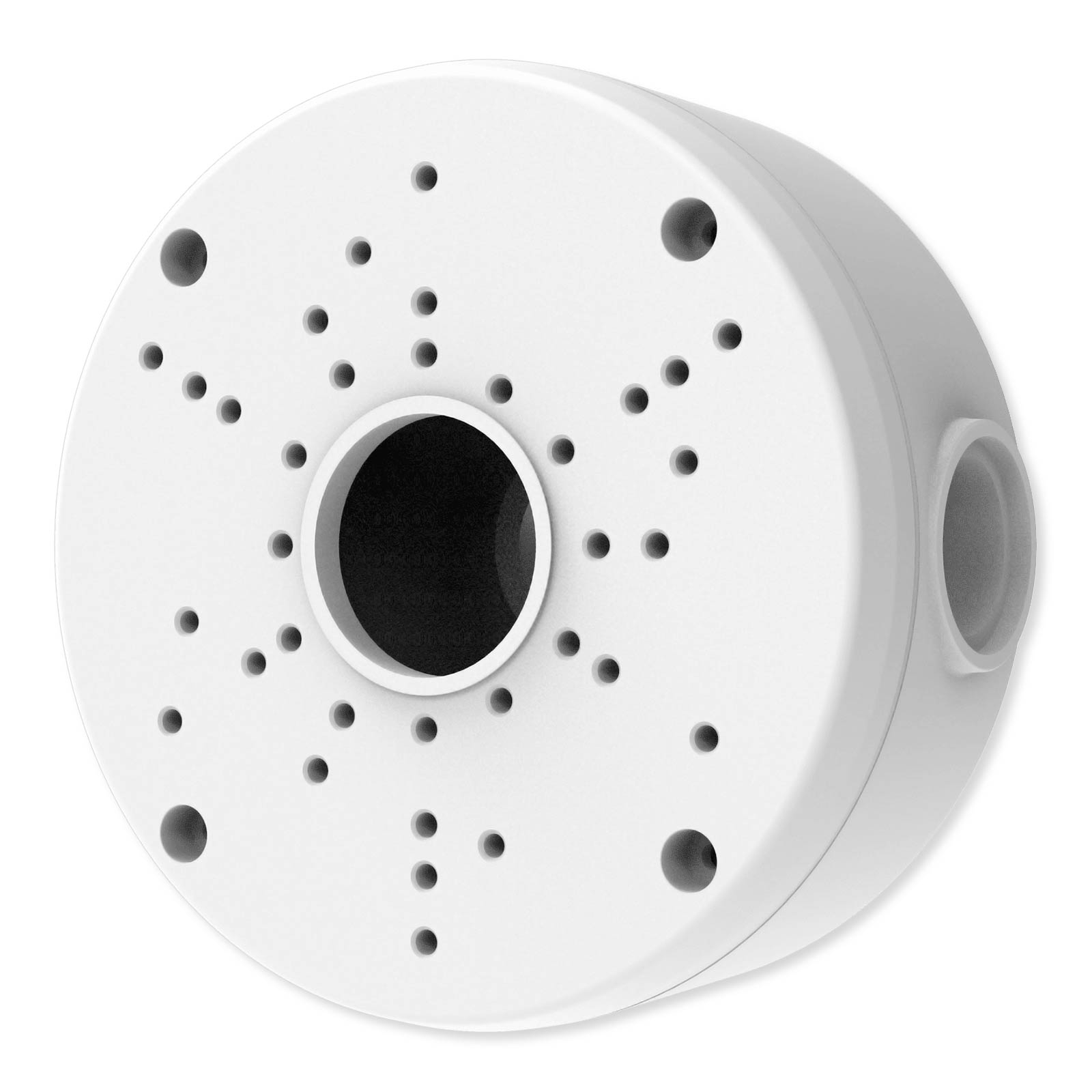 Seco-Larm ENFORCER Junction Box Bracket for Large Turret Cameras â€“ White
