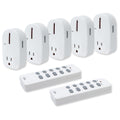Seco-Larm Enforcer CBA Wireless Outlet Controller Kit, 5 Outlets
