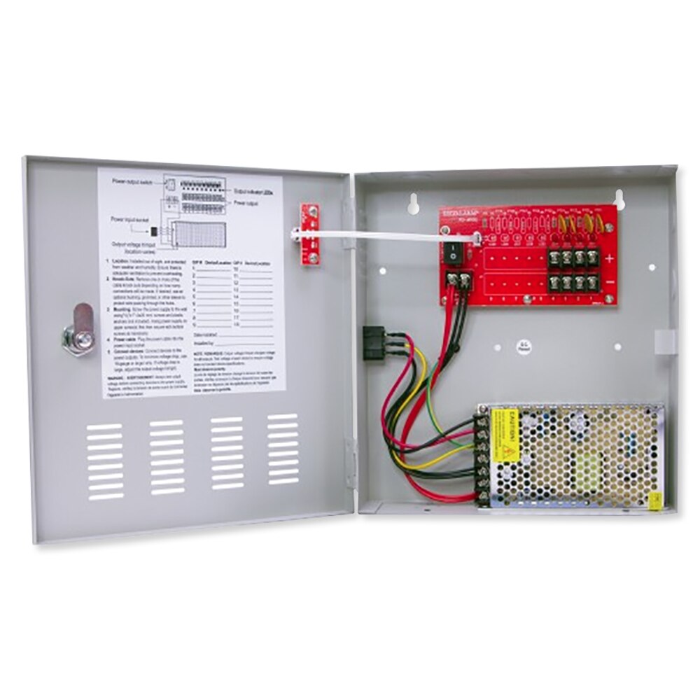 Seco-Larm Enforcer 12VDC Switching CCTV Power Supply, 5A to 20A