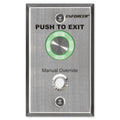 Seco-Larm Enforcer Piezoelectric Request-To-Exit Single-Gang Plate, Manual Override