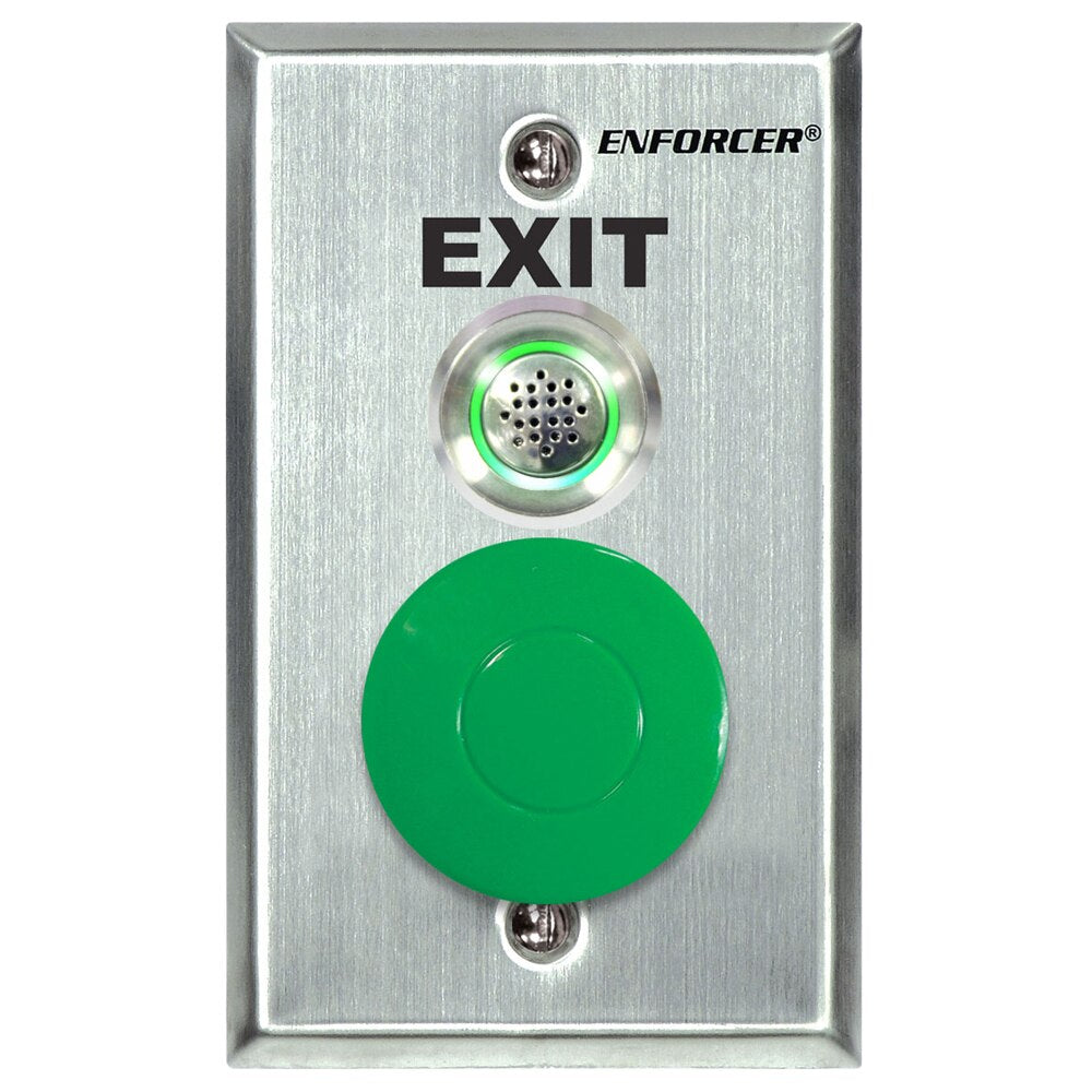 Seco-Larm Enforcer Request-To-Exit Plate with Status LED & Adjustable Buzzer