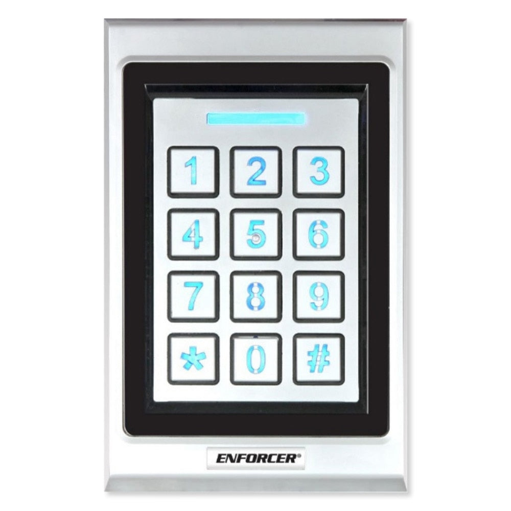 Seco-Larm Enforcer Bluetooth Access Controller, Single-Gang Keypad With Proximity Card