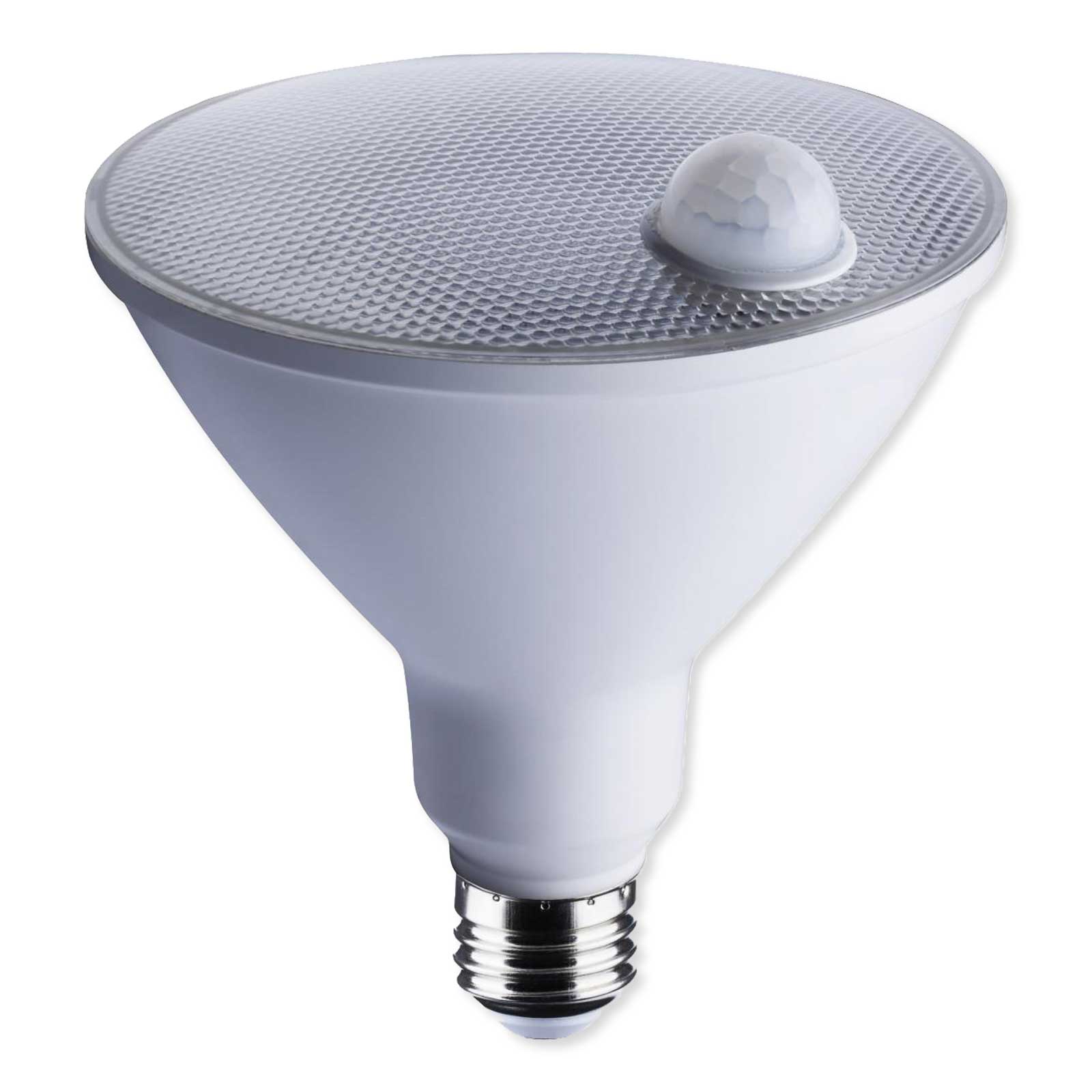 Satco LED PIR Sensor Lamp, PAR 38, 5000K