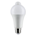Satco LED PIR Sensor Lamp, A19, 3000K