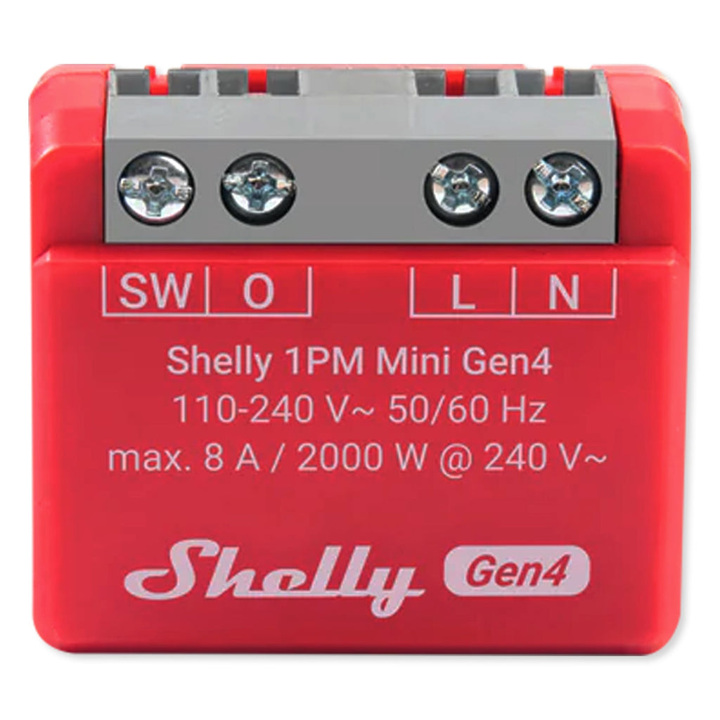 Shelly 1PM Mini Gen4 Smart Relay (Single Pack)