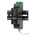 1-phase, 2-channel relay with two integrated precise power meters that allow customers to control and monitor the consumption for each channel separately. Suitable for roller shutter automation.