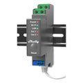 1-phase, 2-channel relay with potential-free outputs (dry contacts), supporting a total device maximum of 25A for professional lights and appliance automation