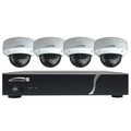 Speco HD-TVI Kit: 4-Channel Digital Video Recorder (DVR) with 4 Dome Cameras