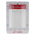 STI Stopper II Fire Alarm Cover with Horn and Clear Spacer