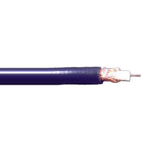 RG59 Coax Cable, 95% Copper Braid, 1,000 Ft. Black