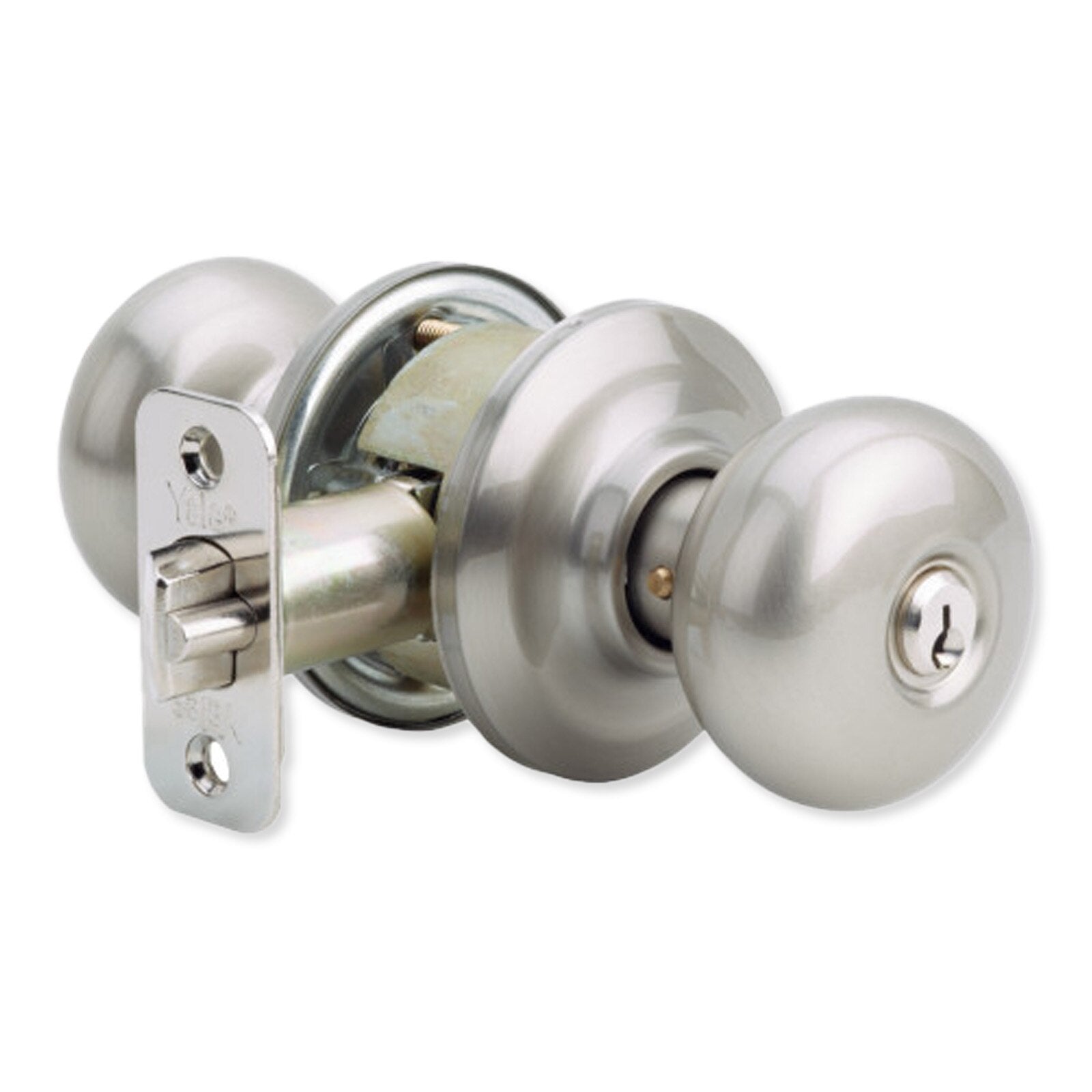 Yale Cambridge Entry Door Knob Set, Keyed, Locking