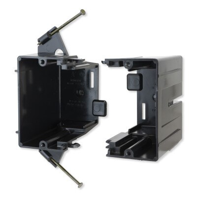 Arlington Gangable Low-Voltage Mounting Box, Nail-On